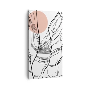 Lærredstryk - Billede på lærred - I et netværk af kviste - 55x100 cm