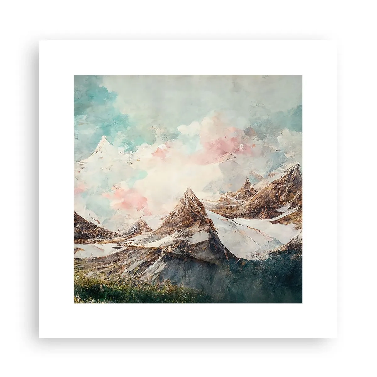 Plakat - Stenede knive - 30x30 cm