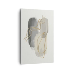 Lærredstryk - Billede på lærred - Vedholdenhed og bevægelse - 80x120 cm