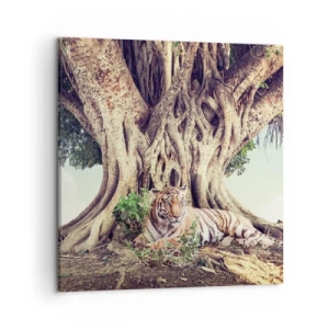 Lærredstryk - Billede på lærred - Udsigt fra Første Mosebog - 50x50 cm