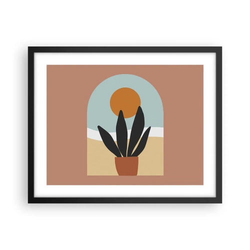 Plakat i sort ramme - Små glæder - 50x40 cm