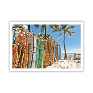 Plakat - Solrig sjov - 91x61 cm