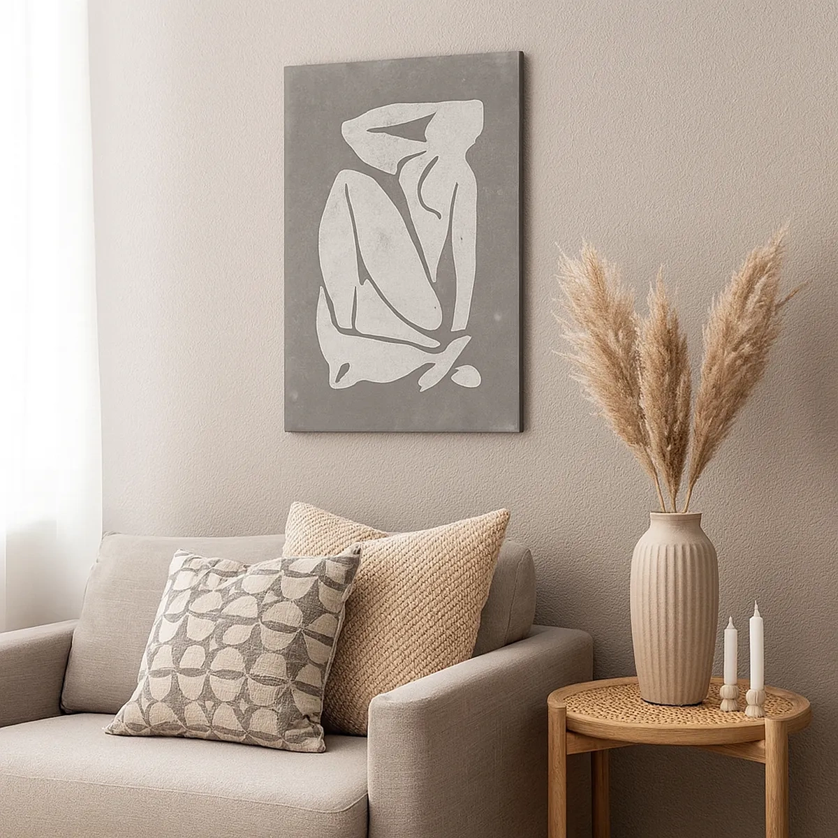 Lærredstryk - Billede på lærred - I drømmerier - 50x70 cm