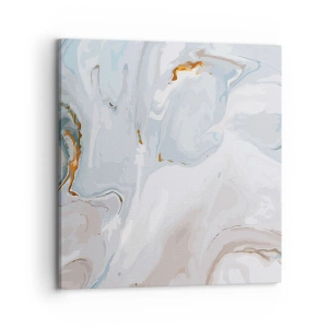 Lærredstryk - Billede på lærred - Hvid opløftet - 70x70 cm
