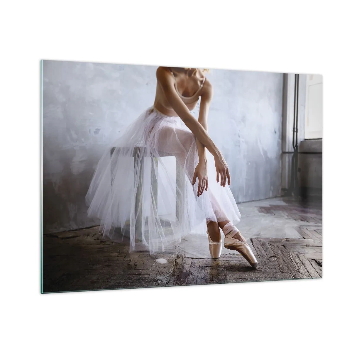 Billede på glas - Før rampelysene skinner - 100x70 cm