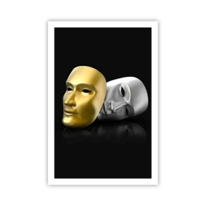 Plakat - Livet er teater - 61x91 cm