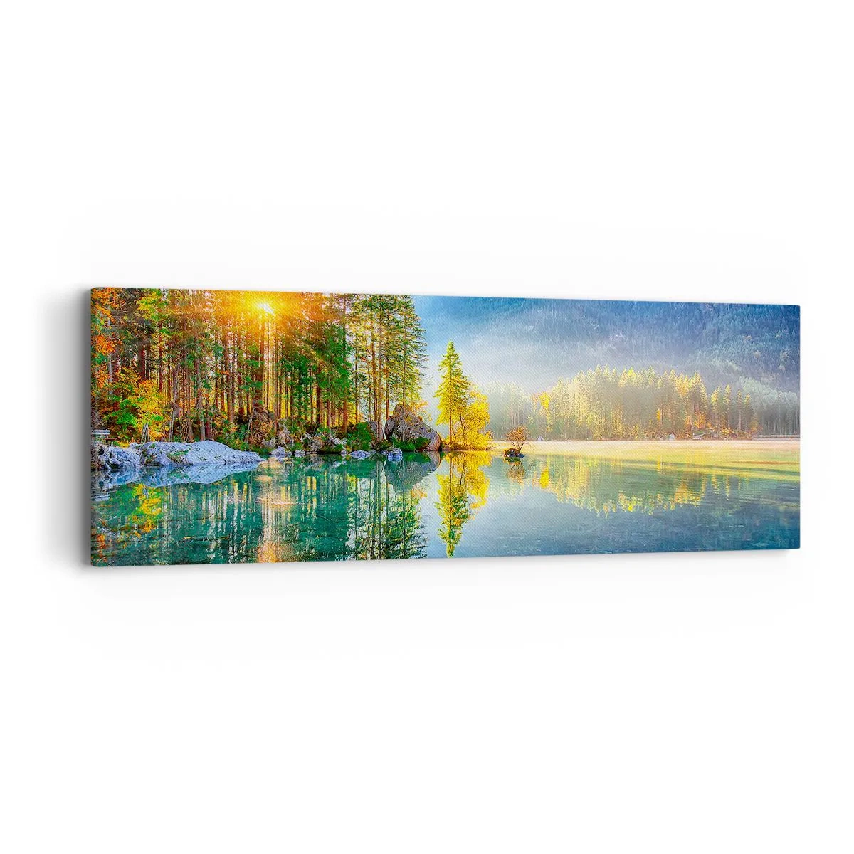 Lærredstryk - Billede på lærred - Majestæt og sødme - 90x30 cm