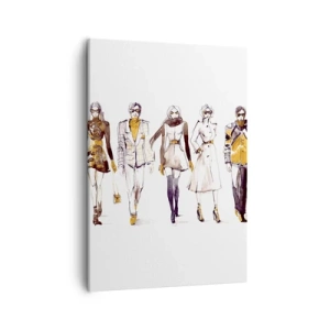 Lærredstryk - Billede på lærred - Diskret elegance, afslappet elegance - 50x70 cm