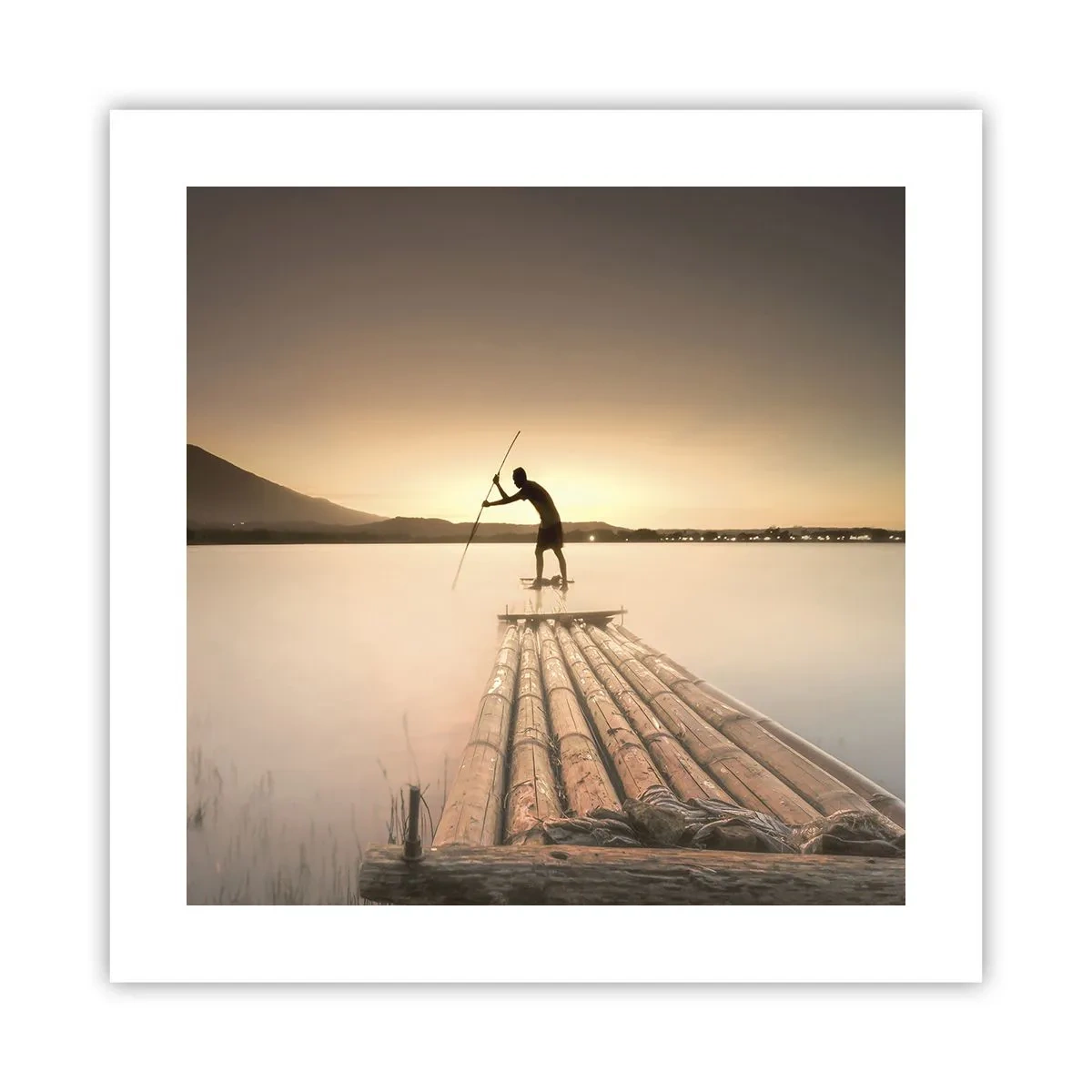 Plakat - Før du hviler - 40x40 cm