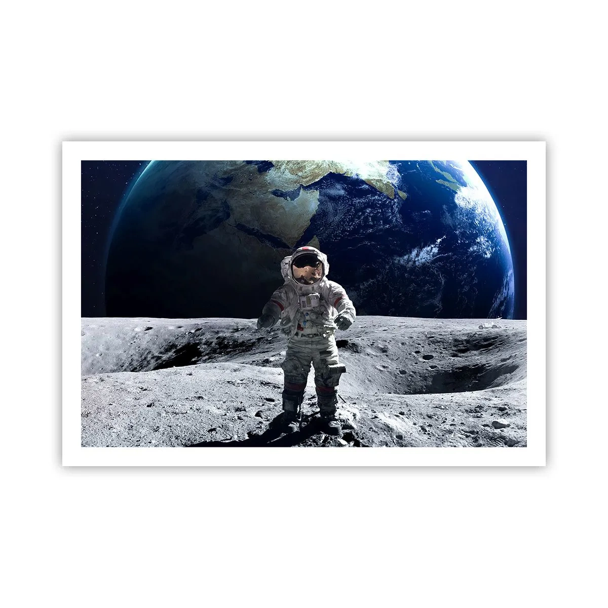 Plakat - Hilsner fra månen - 91x61 cm