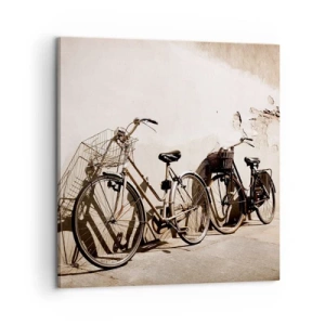 Lærredstryk - Billede på lærred - Uforglemmelig charme fra fortiden - 60x60 cm