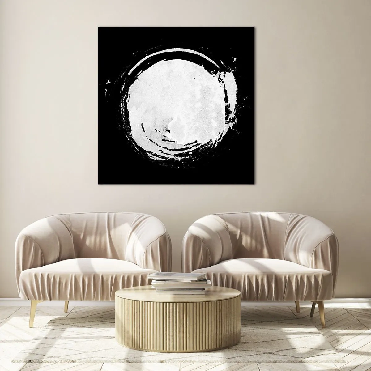 Billede på glas - Den gode vej ud - 60x60 cm