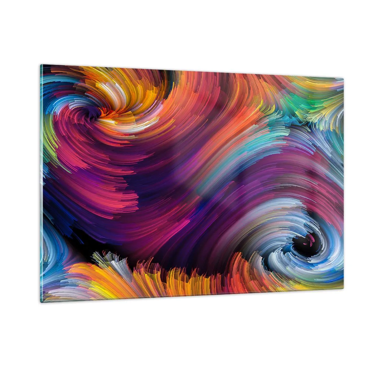 Billede på glas - Begyndelsen på en ny verden - 120x80 cm