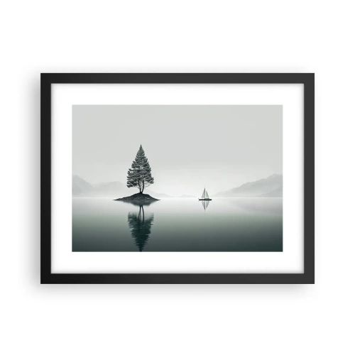 Plakat i sort ramme - En drøm - 40x30 cm