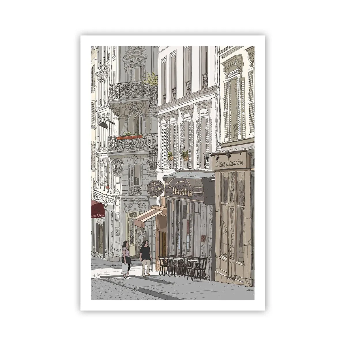 Plakat - Byens glæder - 61x91 cm