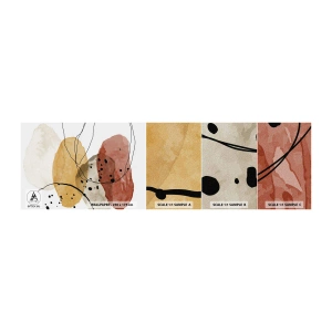 Prøve Fototapet Selvklæbende Deluxe Sticker - Som lys, klar luft - Abstraktion, Stykke, Moderne kunst - 100x30 cm
