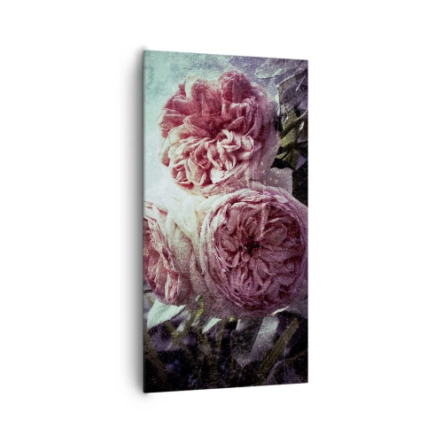 Lærredstryk - Billede på lærred - I en romantisk atmosfære - 65x120 cm