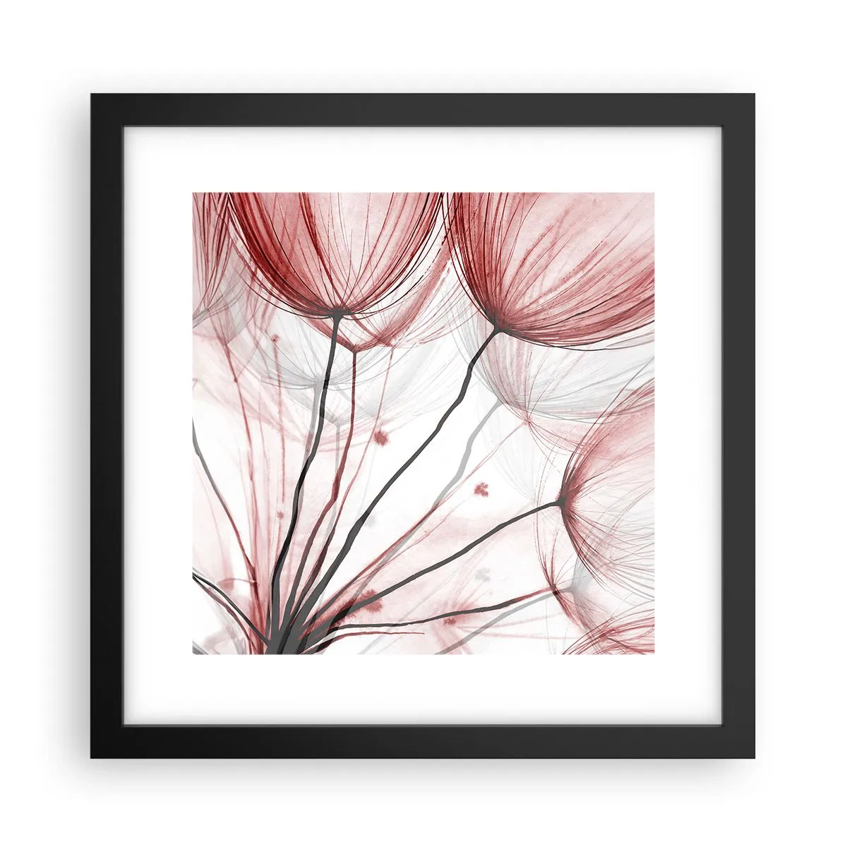 Plakat i sort ramme - Før afgang - 30x30 cm