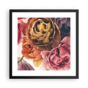 Plakat i sort ramme - Fejring af livet - 40x40 cm