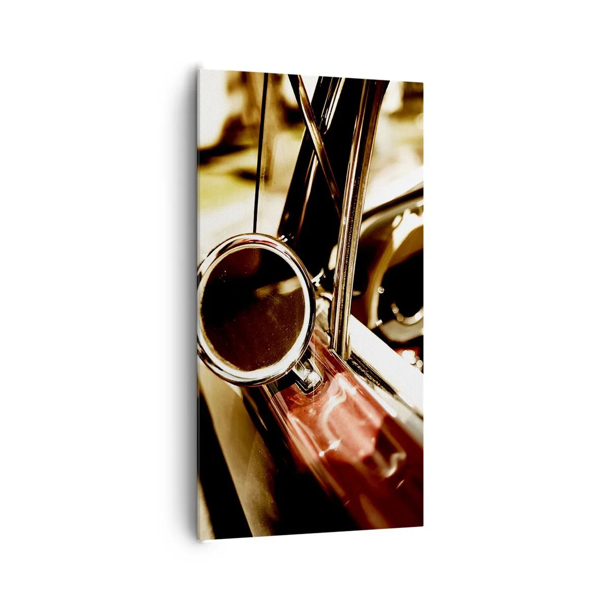 Lærredstryk - Billede på lærred - En bil med sjæl - 65x120 cm