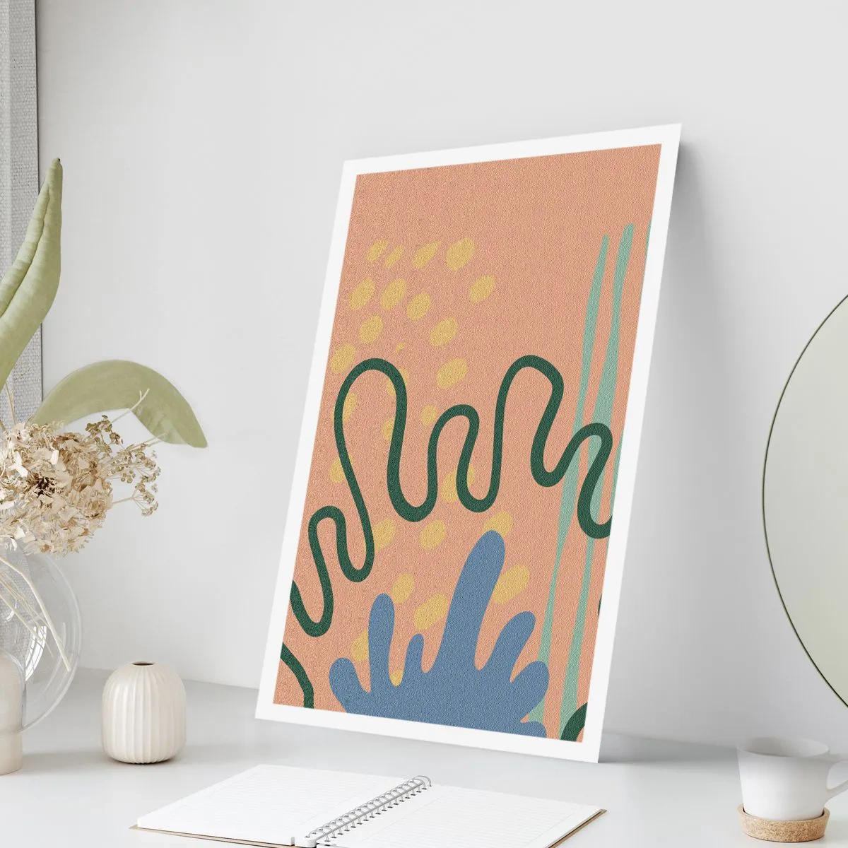 Plakat - Abstraktion: naturens mangfoldighed - 30x40 cm