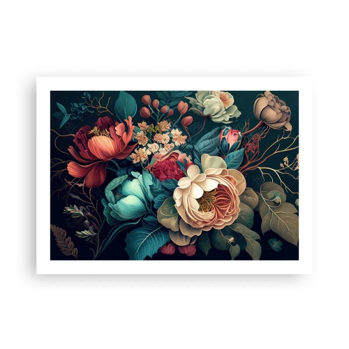 Plakat - Charme fra det 19. århundrede - 70x50 cm