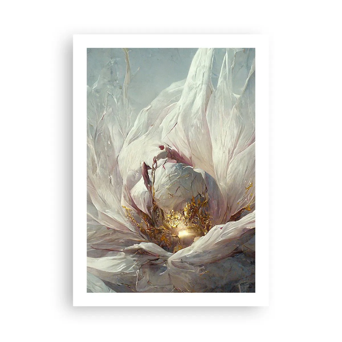 Plakat - Blomstrer en gang om hundrede år - 50x70 cm