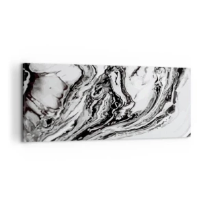 Lærredstryk - Billede på lærred - I begyndelsen var det kaos - 100x40 cm