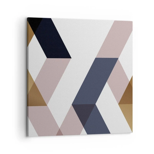 Lærredstryk - Billede på lærred - Planer og vinkler - 50x50 cm