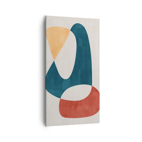 Lærredstryk - Billede på lærred - Påvirkninger og metamorfoser - 55x100 cm