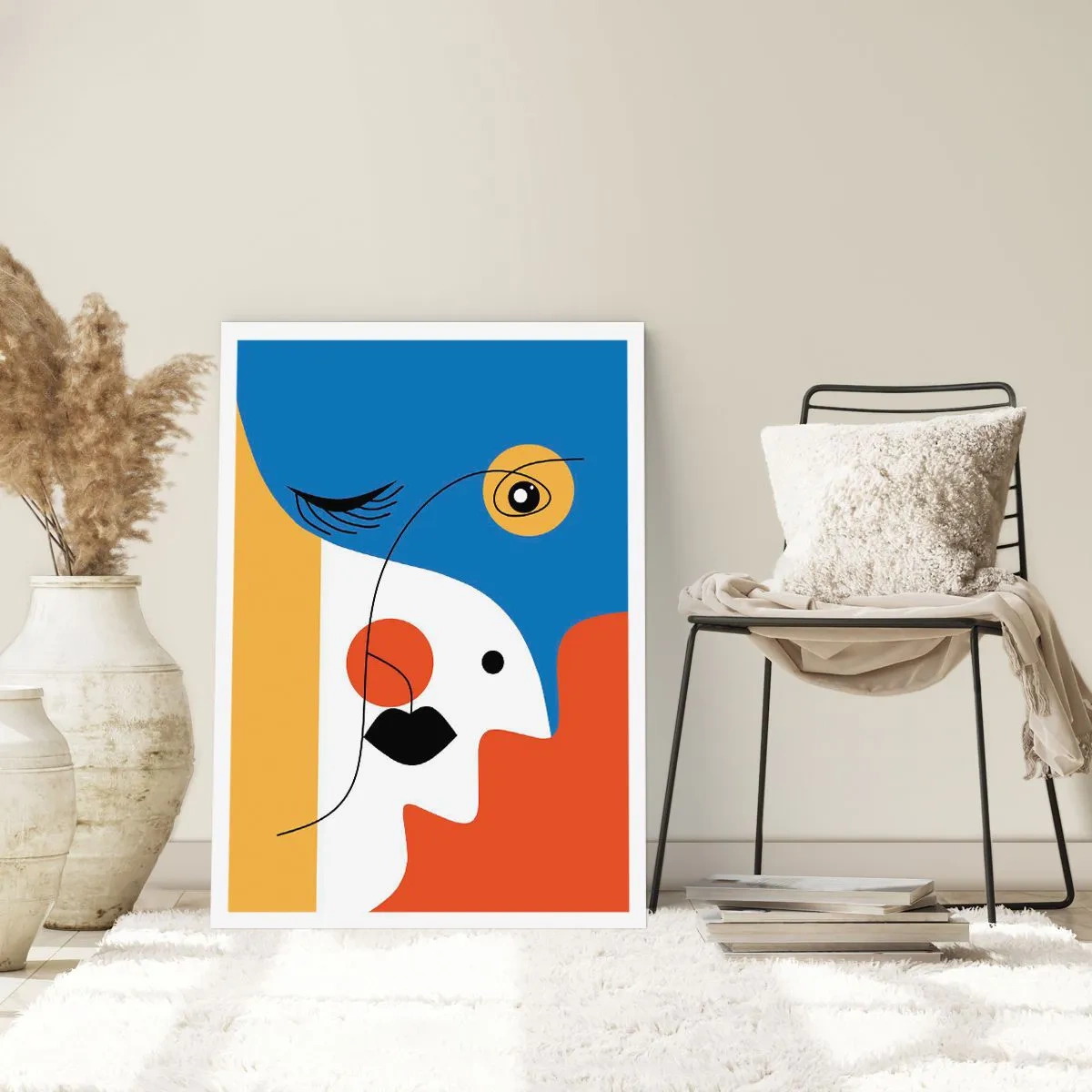 Plakat - Dekonstrueret portræt - 70x100 cm