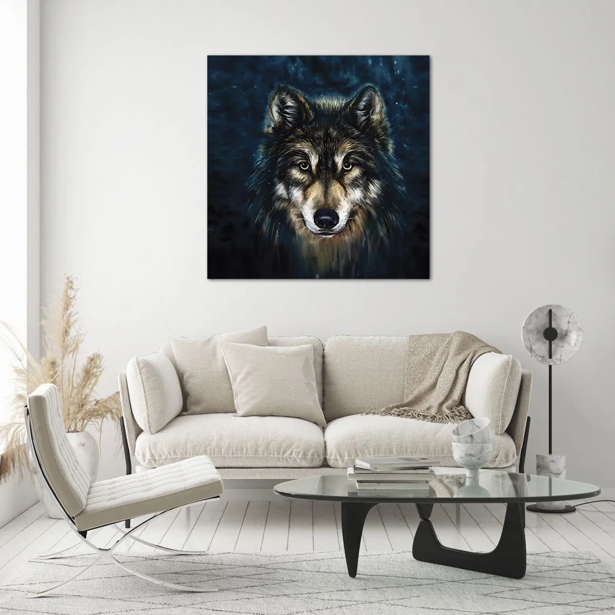 Billede på glas - Alfa? Og omega - 60x60 cm