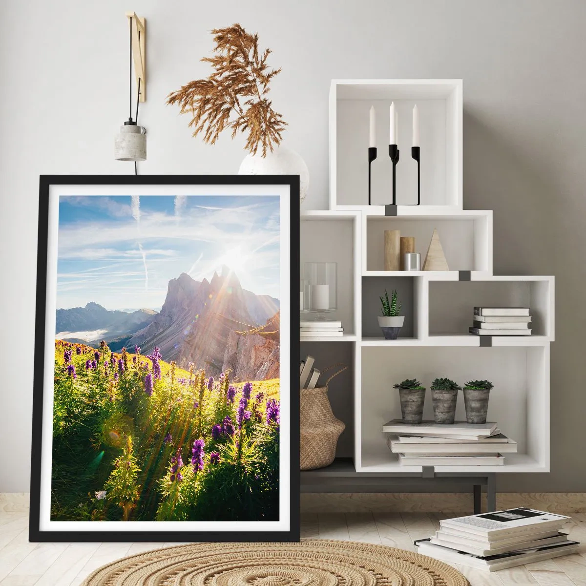 Plakat i sort ramme - Urternes hemmelige liv - 40x50 cm
