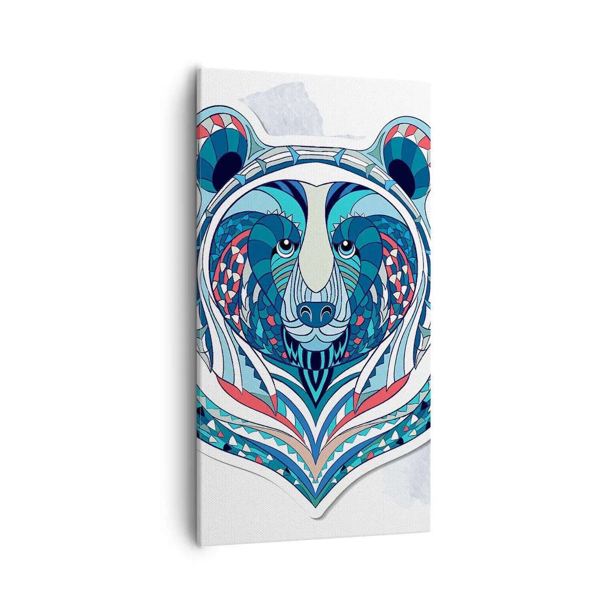 Lærredstryk - Billede på lærred - Eviva Grønland! - 55x100 cm