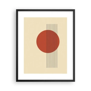 Plakat i sort ramme - Og så videre - 40x50 cm