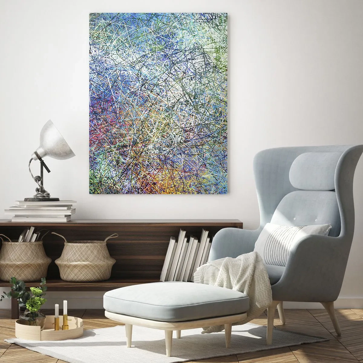 Billede på glas - Så enkelt er det ikke - 70x100 cm