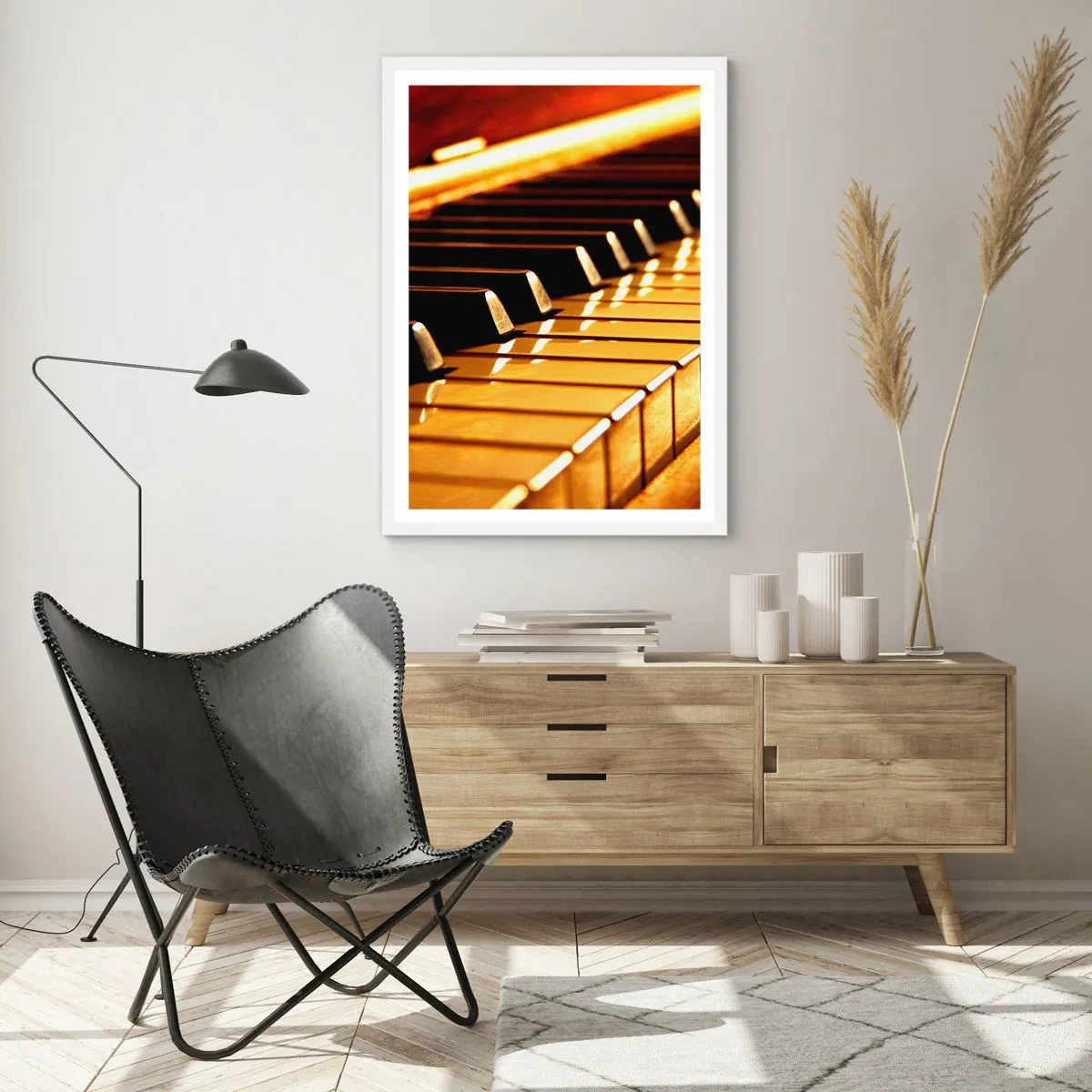 Plakat i hvid ramme - Ubegrænsede muligheder - 30x40 cm