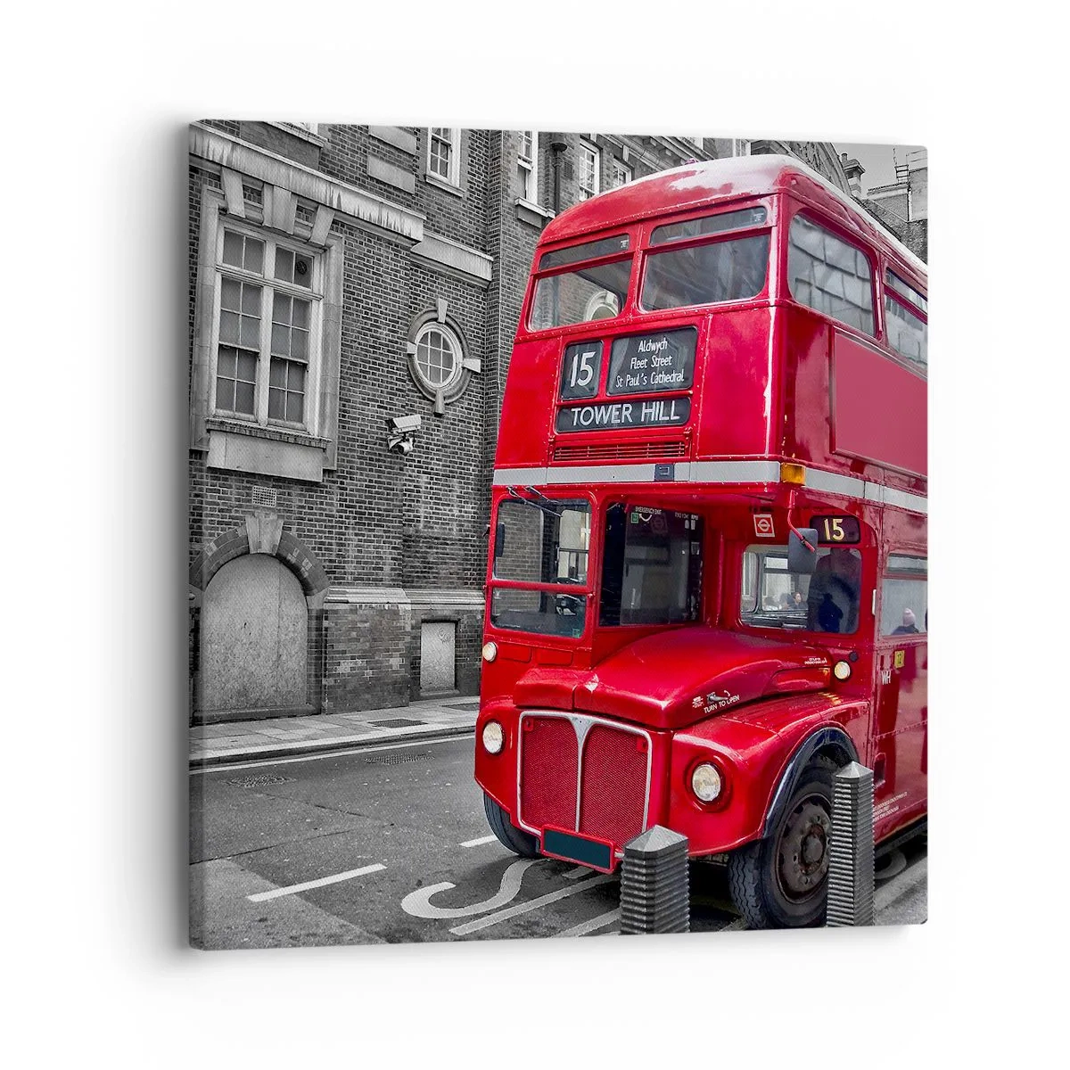 Lærredstryk - Billede på lærred - Altid det samme - 30x30 cm