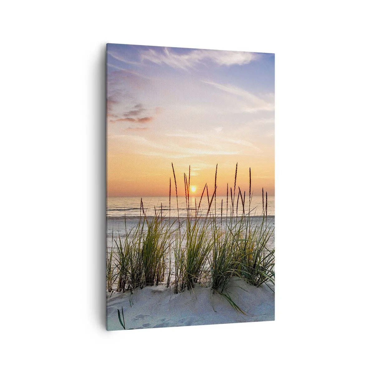 Lærredstryk - Billede på lærred - Se, tænk, føl - 80x120 cm