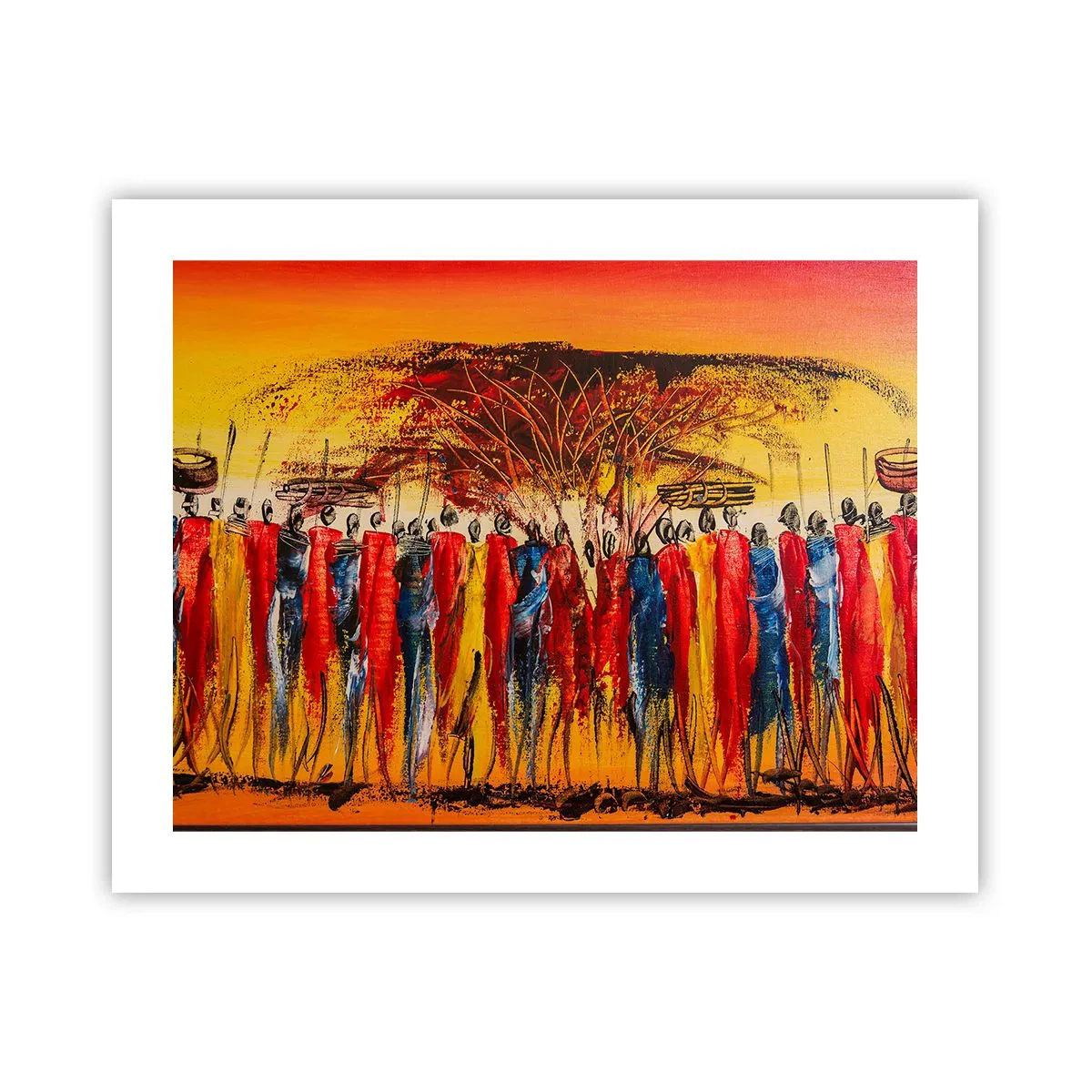 Plakat - Der, der, der, der går de - 50x40 cm