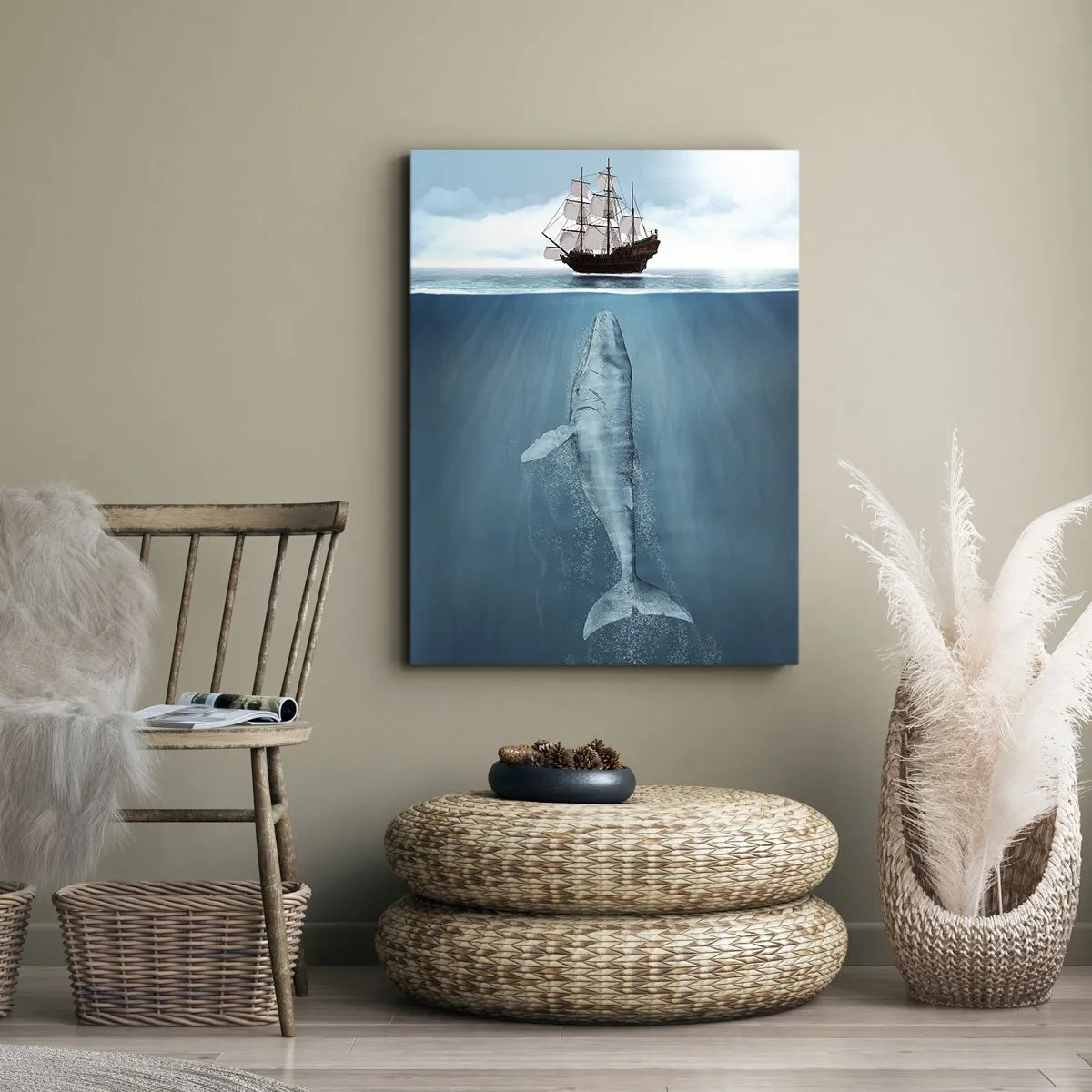 Lærredstryk - Billede på lærred - Bedre ikke at vide - 70x100 cm