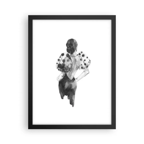 Plakat i sort ramme - Den gik lige forbi - 30x40 cm