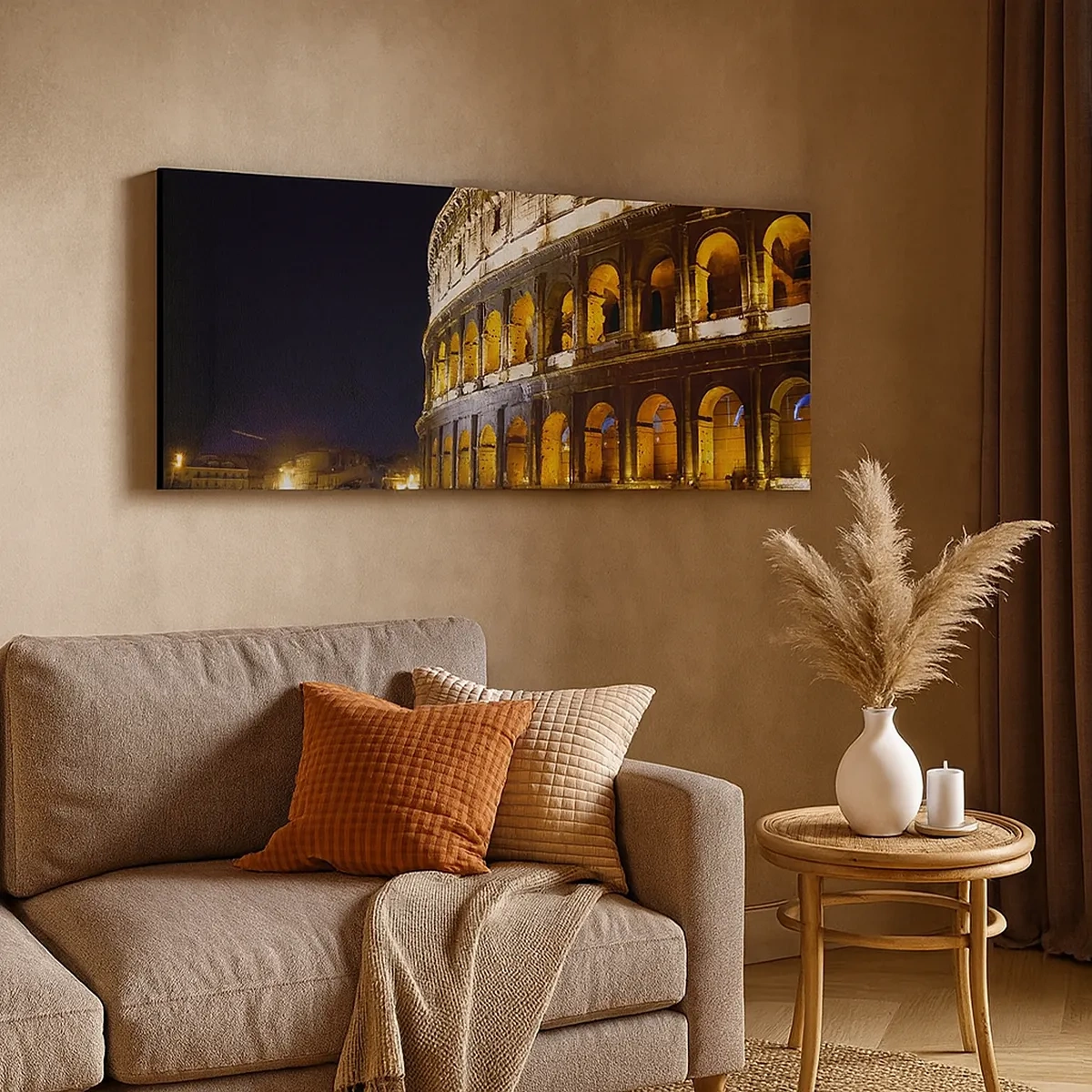 Lærredstryk - Billede på lærred - Legene er ved at begynde - 30x30 cm