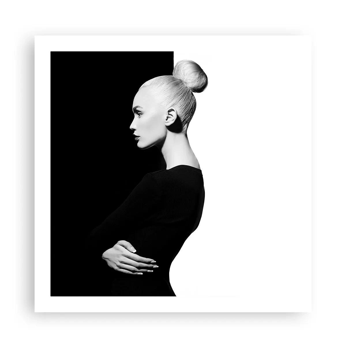 Plakat - Blot en kvinde - 60x60 cm