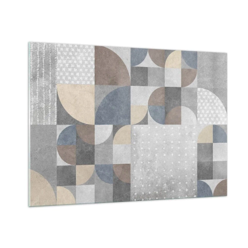 Billede på glas - Keramisk fantasi - 100x70 cm