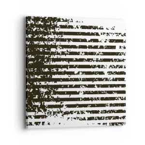 Lærredstryk - Billede på lærred - Rytme og støj - 40x40 cm