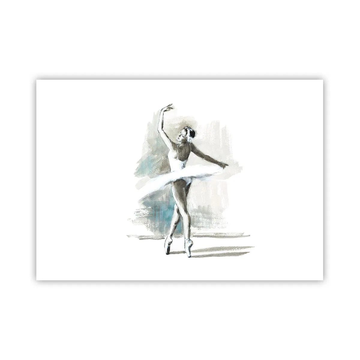 Plakat - Fortryllet til en svane - 100x70 cm