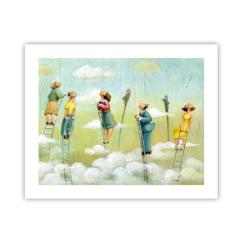 Plakat - Bag din drøm - 50x40 cm