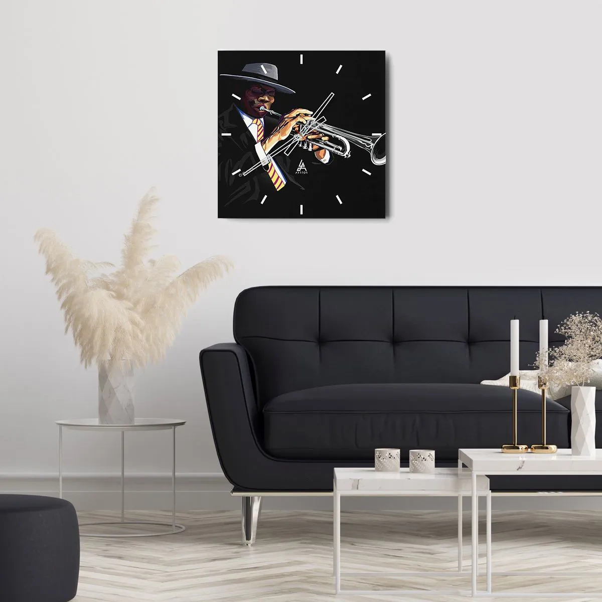 Vægur, Uret - Gammeldags charme - 30x30 cm