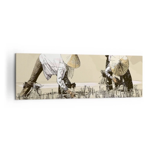 Lærredstryk - Billede på lærred - God høst - 160x50 cm